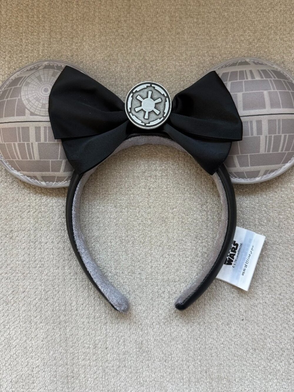 Disney Parks Star Wars Death Star Minnie Mouse Ears Headband